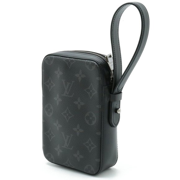 LOUIS VUITTON Louis Vuitton Monogram Eclipse Box Clutch Handbag Second Bag Po... - Picture 3 of 7